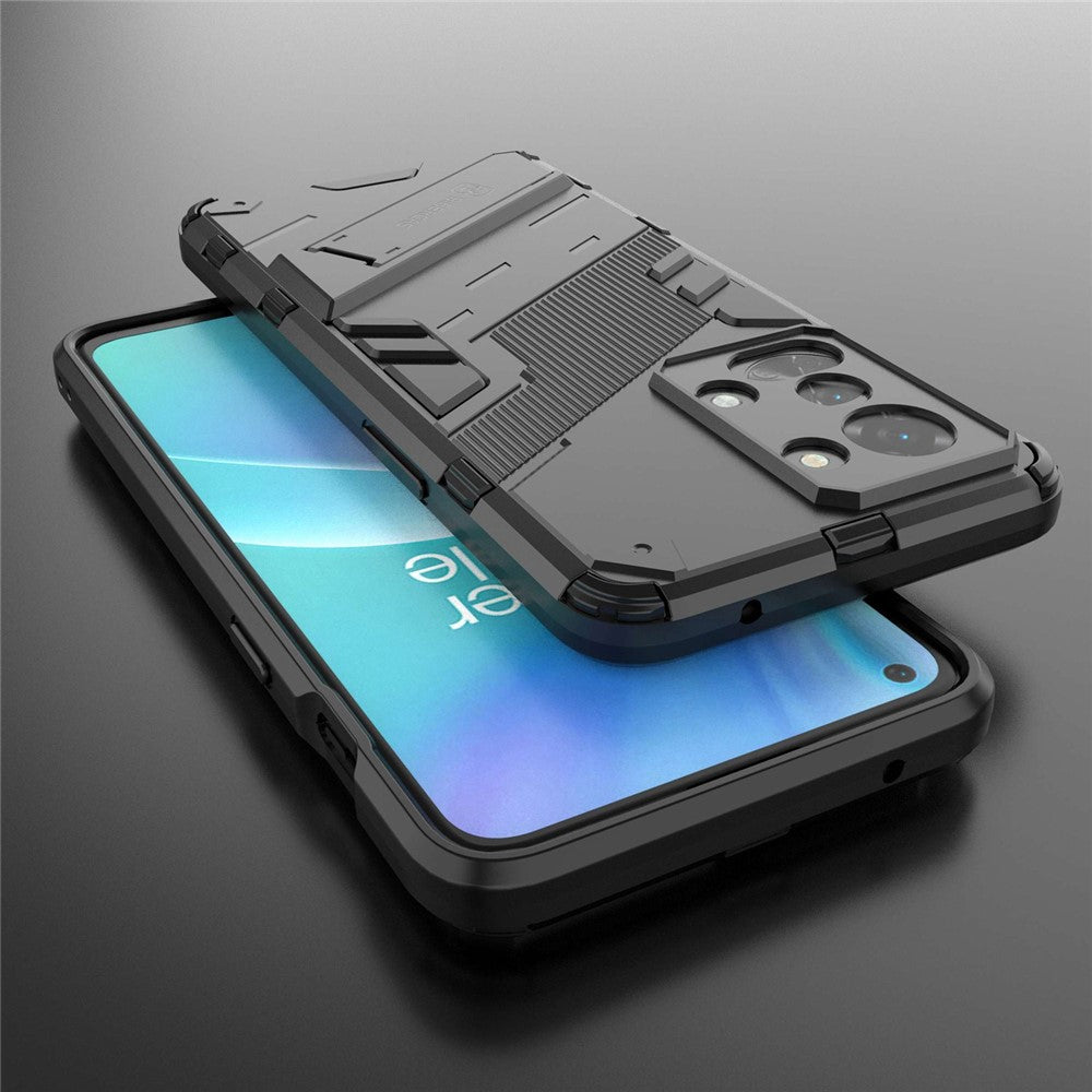 For OnePlus Nord 2T 5G Hard PC Soft TPU Hybrid Cover Kickstand Shockproof Protective Phone Case