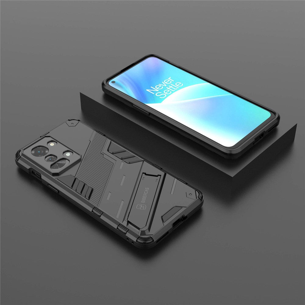 For OnePlus Nord 2T 5G Hard PC Soft TPU Hybrid Cover Kickstand Shockproof Protective Phone Case