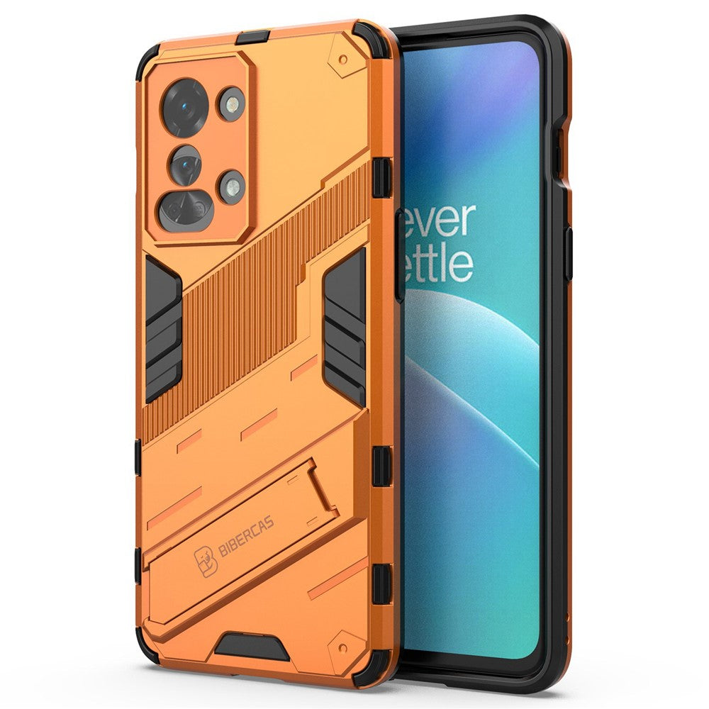 For OnePlus Nord 2T 5G Hard PC Soft TPU Hybrid Cover Kickstand Shockproof Protective Phone Case