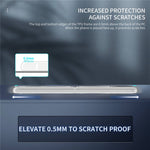 For Samsung Galaxy Z Flip4 5G Transparent Soft TPU Frame + Hard PC Back Cover Anti-fingerprint Yellow-resistant Phone Case