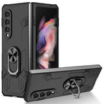 For Samsung Galaxy Z Fold4 5G Folding Phone Case PC+TPU Anti-scratch Kickstand Design Slim Protective Cover