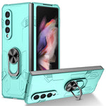 For Samsung Galaxy Z Fold4 5G Folding Phone Case PC+TPU Anti-scratch Kickstand Design Slim Protective Cover