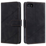 For iPhone 7/8/SE (2020)/SE (2022) Imprinted PU Leather Stand Cover with Multiple Card Slots and Cash Pocket Anti-fall Protection Case