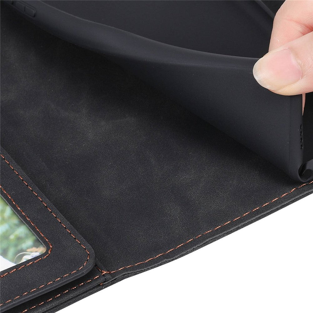 For iPhone 7/8/SE (2020)/SE (2022) Imprinted PU Leather Stand Cover with Multiple Card Slots and Cash Pocket Anti-fall Protection Case
