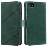 For iPhone 7/8/SE (2020)/SE (2022) Imprinted PU Leather Stand Cover with Multiple Card Slots and Cash Pocket Anti-fall Protection Case