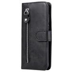 For Honor X7/Play 30 Plus 5G Pung Telefoncover PU Læder Lynlås Lomme Flip Stand Design Magnetisk Lukning Cover