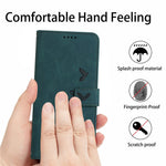 For Samsung Galaxy A03s (166.5mm) PU Leather Cover Skin-touch Feeling Heart Shape Imprint Phone Case Wallet Stand with Strap