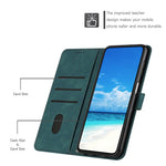 Heart Shape Imprinted Phone Case for Samsung Galaxy A53 5G, Shockproof Anti-fall Magnetic PU Leather Skin-touch Feeling Wallet Stand Shell with Strap