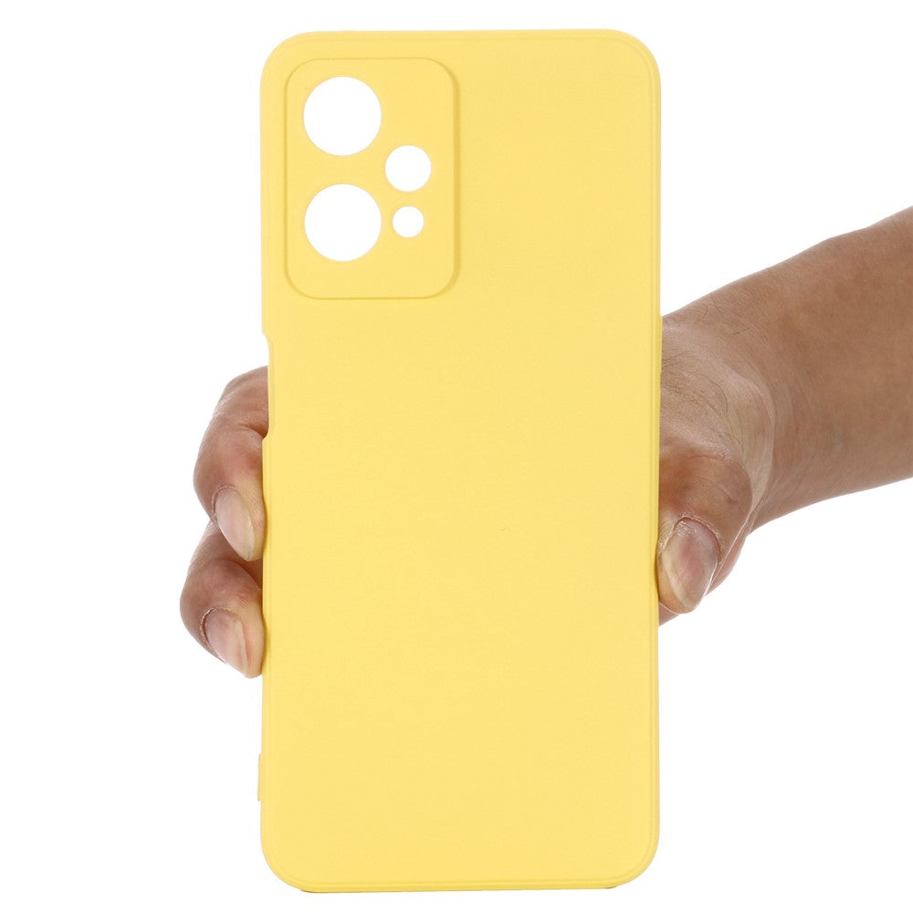 OnePlus Nord CE 2 Lite 5G, fallskyddande mobilskal, ultratunt, reptåligt, mjukt, flytande silikonfodral med rem.