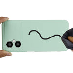 For Xiaomi Poco M4 5G Precise Cutouts Phone Case Anti-drop Slim Soft Liquid Silicone Cellphone Cover with Strap