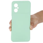 For Xiaomi Poco M4 5G Precise Cutouts Phone Case Anti-drop Slim Soft Liquid Silicone Cellphone Cover with Strap
