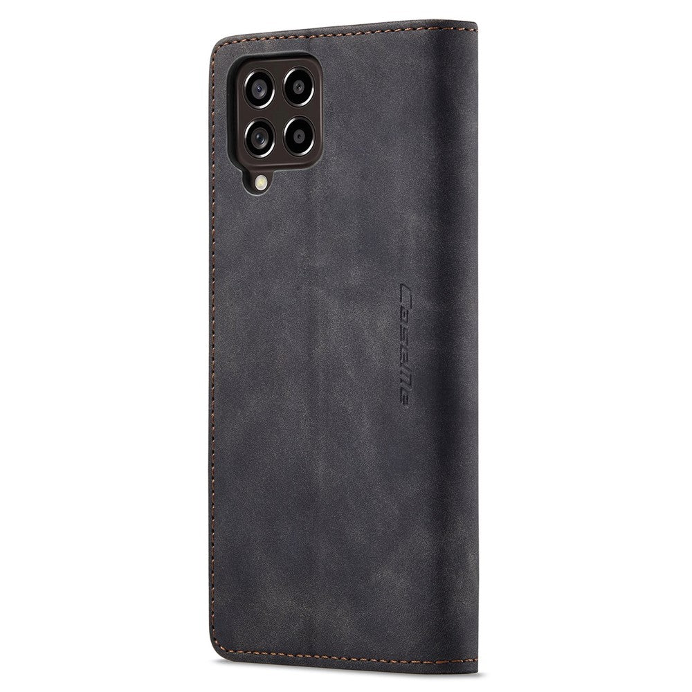 CASEME 013 Series for Samsung Galaxy M53 5G Anti-drop PU Leather Folio Flip Wallet Cover Adjustable Stand Phone Case