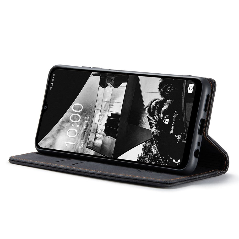 CASEME 013 Series for Samsung Galaxy M53 5G Anti-drop PU Leather Folio Flip Wallet Cover Adjustable Stand Phone Case