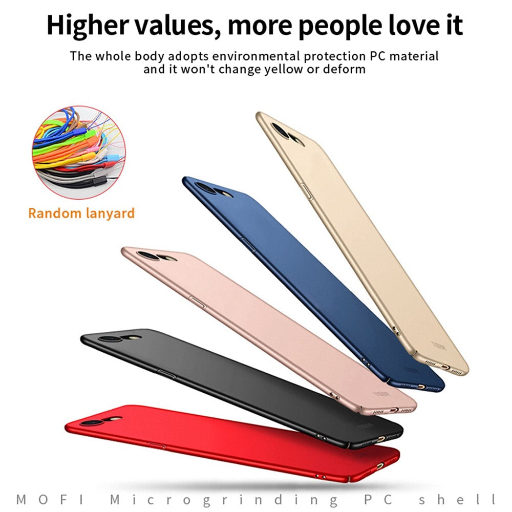 MOFI JK PC Series-1 Shield for iPhone 7/8 4.7inch/SE (2020)/(2022) Matte Hard PC Phone Case Camera Protection Anti-fall Phone Cover with Strap