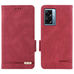 Oppo A57 (2022) 5G / A77 5G / OnePlus Nord N300 5G / Realme V23 5G hårdvarudesign PU-läder plånboksfodral i bokformat mobilfodral