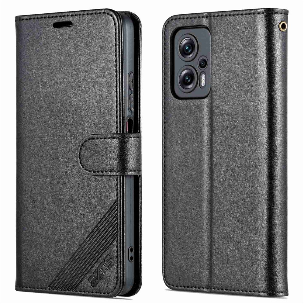 AZNS Flip-plånboksfodral för Xiaomi Redmi Note 11T Pro 5G / Note 11T Pro+ 5G / Note 12T Pro 5G / Poco X4 GT 5G / Redmi K50i 5G Stötsäkert PU-läder Magnetisk stängning Reptåligt mobilfodral med stativ
