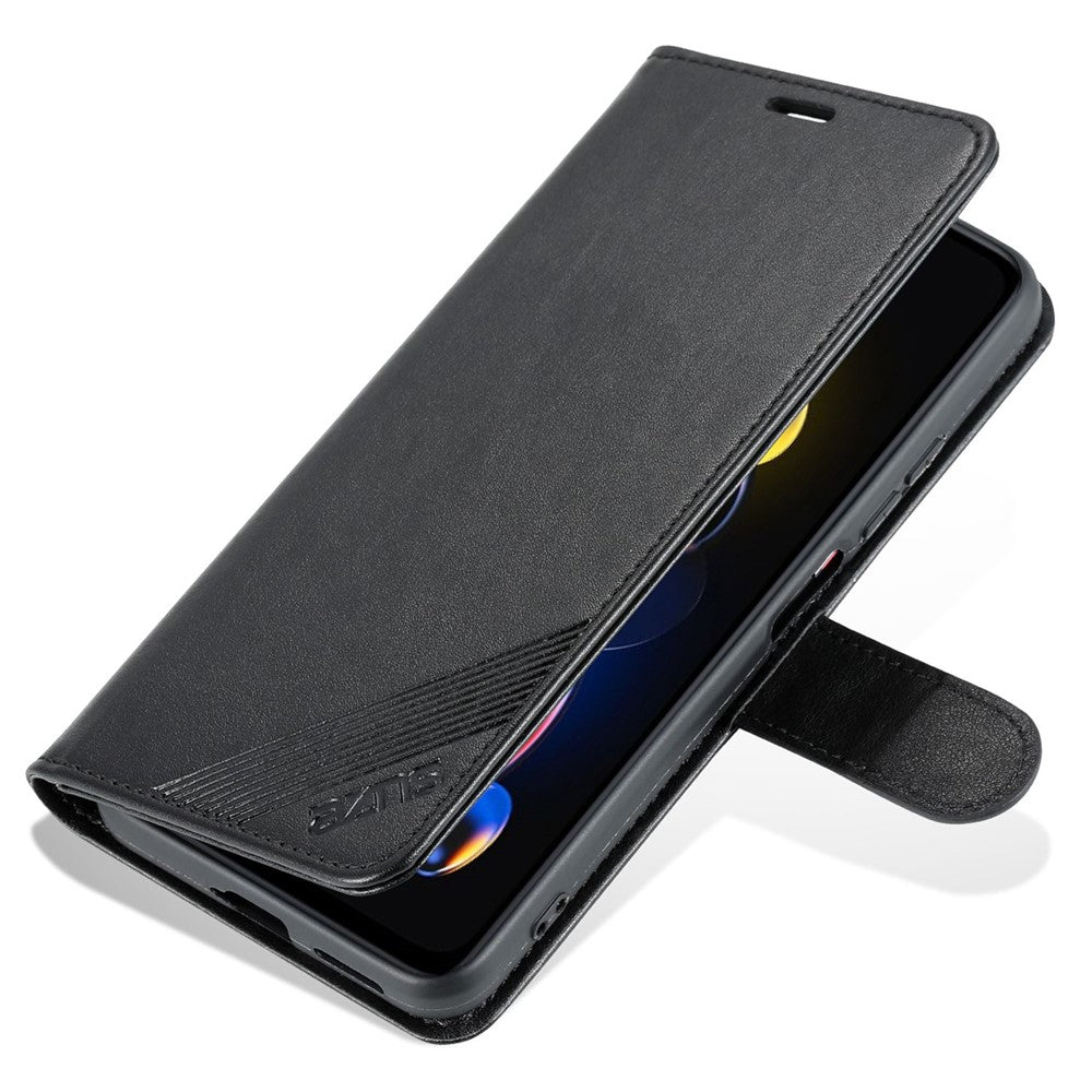 AZNS Flip-plånboksfodral för Xiaomi Redmi Note 11T Pro 5G / Note 11T Pro+ 5G / Note 12T Pro 5G / Poco X4 GT 5G / Redmi K50i 5G Stötsäkert PU-läder Magnetisk stängning Reptåligt mobilfodral med stativ