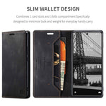 AUTSPACE A01 Series PU Leather Protective Shell for Xiaomi 12 Lite 5G, RFID Blocking Magnetic Closure Vintage Frosted Wallet Stand Flip Cover