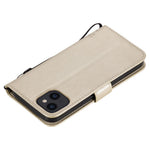 For iPhone 14 Phone Case with Stand Cat Tree Pattern Leather Wallet Mobile Cover