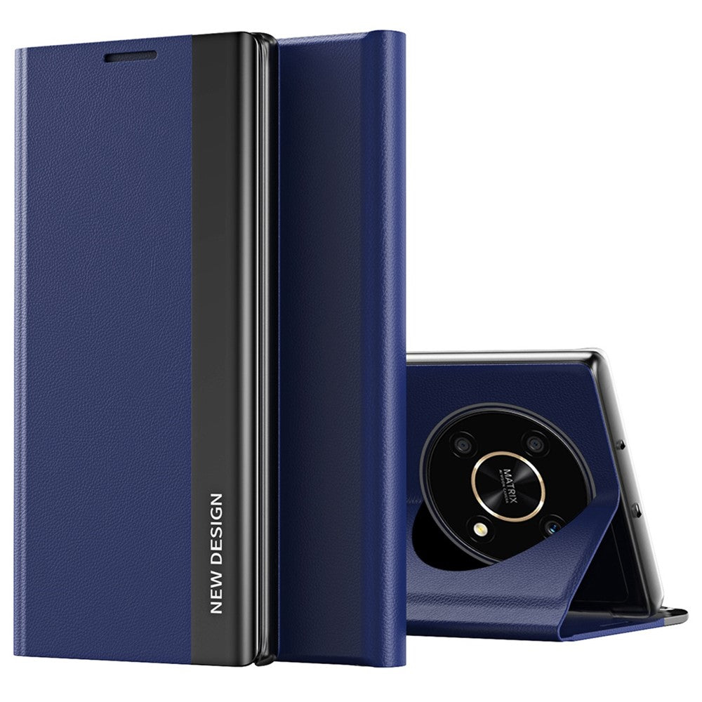 For Honor X9 5G / X30 5G / Magic4 Lite 5G Wear-resistant PU Leather Stand Function Case Electroplating Cell Phone Cover