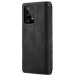 Til Samsung Galaxy A33 5G telefonetuier med rem, CASEME C30 lynlås, flere kortlommer, PU-lædercover