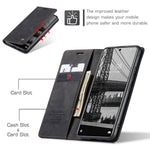 CASEME 013 Series for Xiaomi 12 Lite 5G PU Leather Wallet Case Magnetic Auto-absorbed Stand Phone Case
