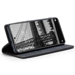 CASEME 013 Series for Xiaomi 12 Lite 5G PU Leather Wallet Case Magnetic Auto-absorbed Stand Phone Case
