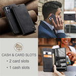 CASEME 013 Series for Xiaomi 12 Lite 5G PU Leather Wallet Case Magnetic Auto-absorbed Stand Phone Case