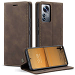 CASEME 013 Series for Xiaomi 12 Lite 5G PU Leather Wallet Case Magnetic Auto-absorbed Stand Phone Case