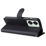 For OnePlus Nord 2T 5G Case Solid Color Leather Mobile Cover Wallet Stand with Strap