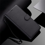 For OnePlus Nord CE 2 Lite 5G Case Solid Color Leather Mobile Cover Wallet Stand with Strap