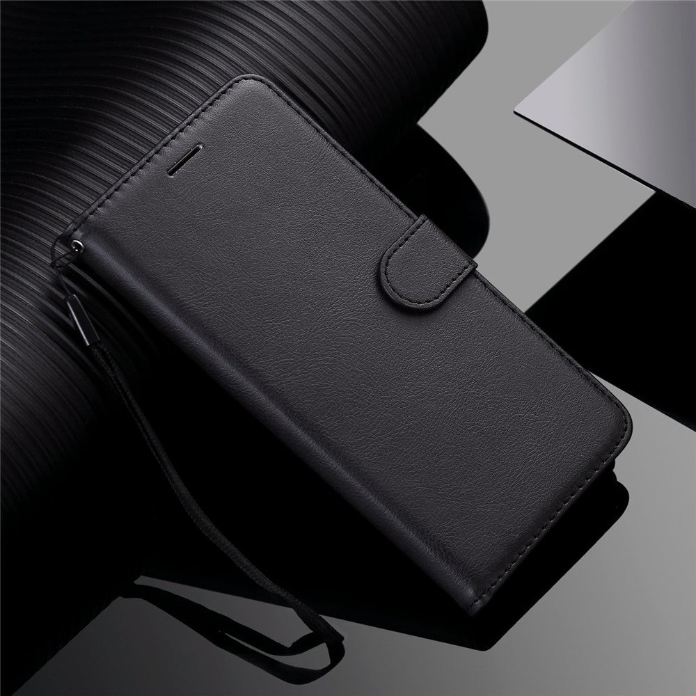 For OnePlus Nord CE 2 Lite 5G Case Solid Color Leather Mobile Cover Wallet Stand with Strap