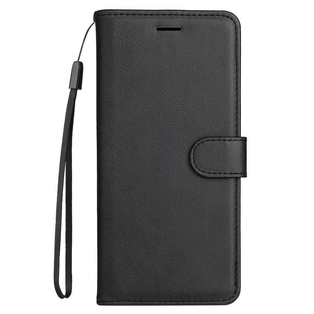 For OnePlus Nord CE 2 Lite 5G Case Solid Color Leather Mobile Cover Wallet Stand with Strap