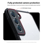 XUNDD for Samsung Galaxy S22+ 5G Lens Protection Corner Anti-fall Phone Case Acrylic Back + TPU Bumper Frame Protective Phone Shell