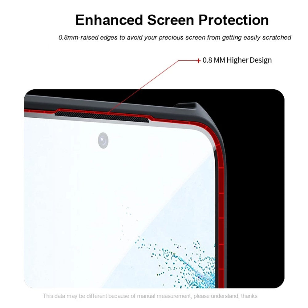 XUNDD for Samsung Galaxy S22+ 5G Lens Protection Corner Anti-fall Phone Case Acrylic Back + TPU Bumper Frame Protective Phone Shell
