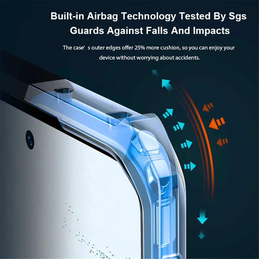 XUNDD for Samsung Galaxy S22+ 5G Lens Protection Corner Anti-fall Phone Case Acrylic Back + TPU Bumper Frame Protective Phone Shell