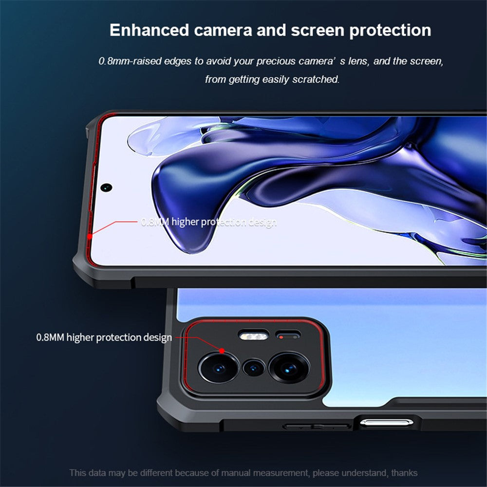 XUNDD For Xiaomi 11T 5G/11T Pro 5G Acrylic + TPU Airbag Phone Case Precise Cutout Camera Protection Cover