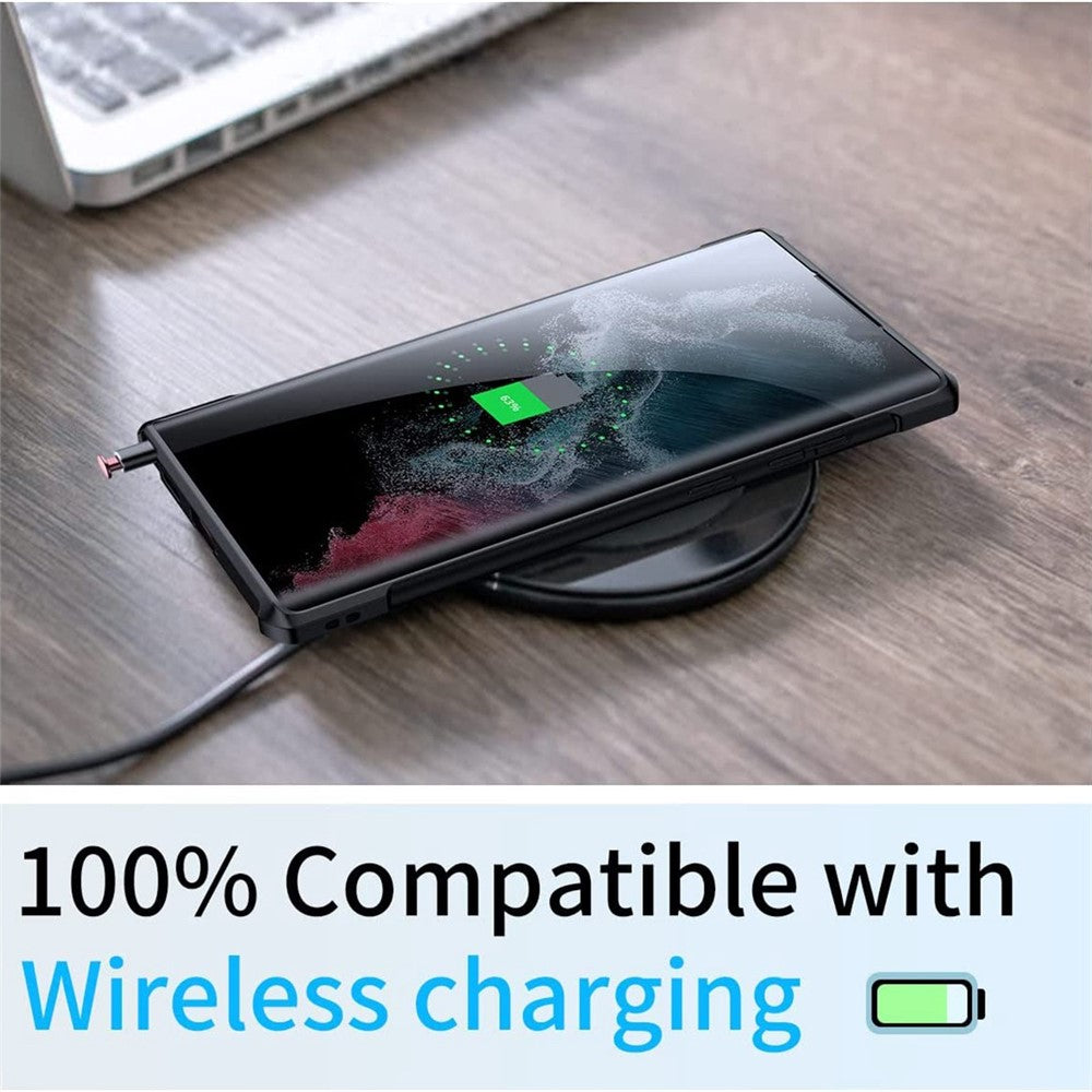 XUNDD för Samsung Galaxy S21 Ultra 5G Airbag Anti-fall Mobilskal Akrylbaksida + TPU Stötfångarram Exakta utskärningar Mobilskal