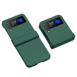 Hårdt PC Skin-touch Cover til Samsung Galaxy Z Flip4 5G, Hængselbeskyttelse, Stor Udskæring, Ridsefrit Telefoncover