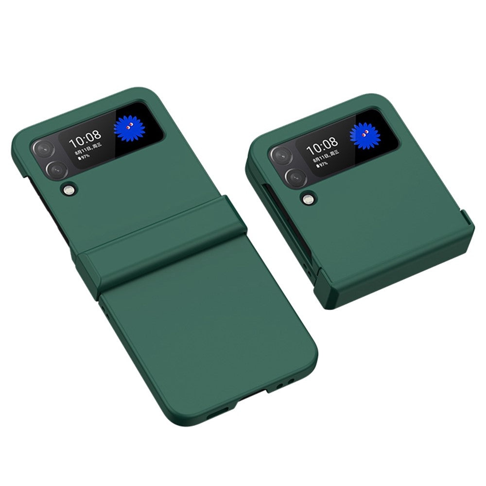 Hårdt PC Skin-touch Cover til Samsung Galaxy Z Flip4 5G, Hængselbeskyttelse, Stor Udskæring, Ridsefrit Telefoncover