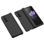 Drop-proof Phone Skin-touch Case for Samsung Galaxy Z Fold4 5G, Folding Hinge Protection Large Cutout Hard PC Back Cover