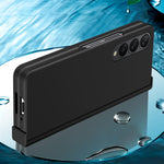 Drop-proof Phone Skin-touch Case for Samsung Galaxy Z Fold4 5G, Folding Hinge Protection Large Cutout Hard PC Back Cover