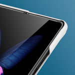 Drop-proof Phone Skin-touch Case for Samsung Galaxy Z Fold4 5G, Folding Hinge Protection Large Cutout Hard PC Back Cover