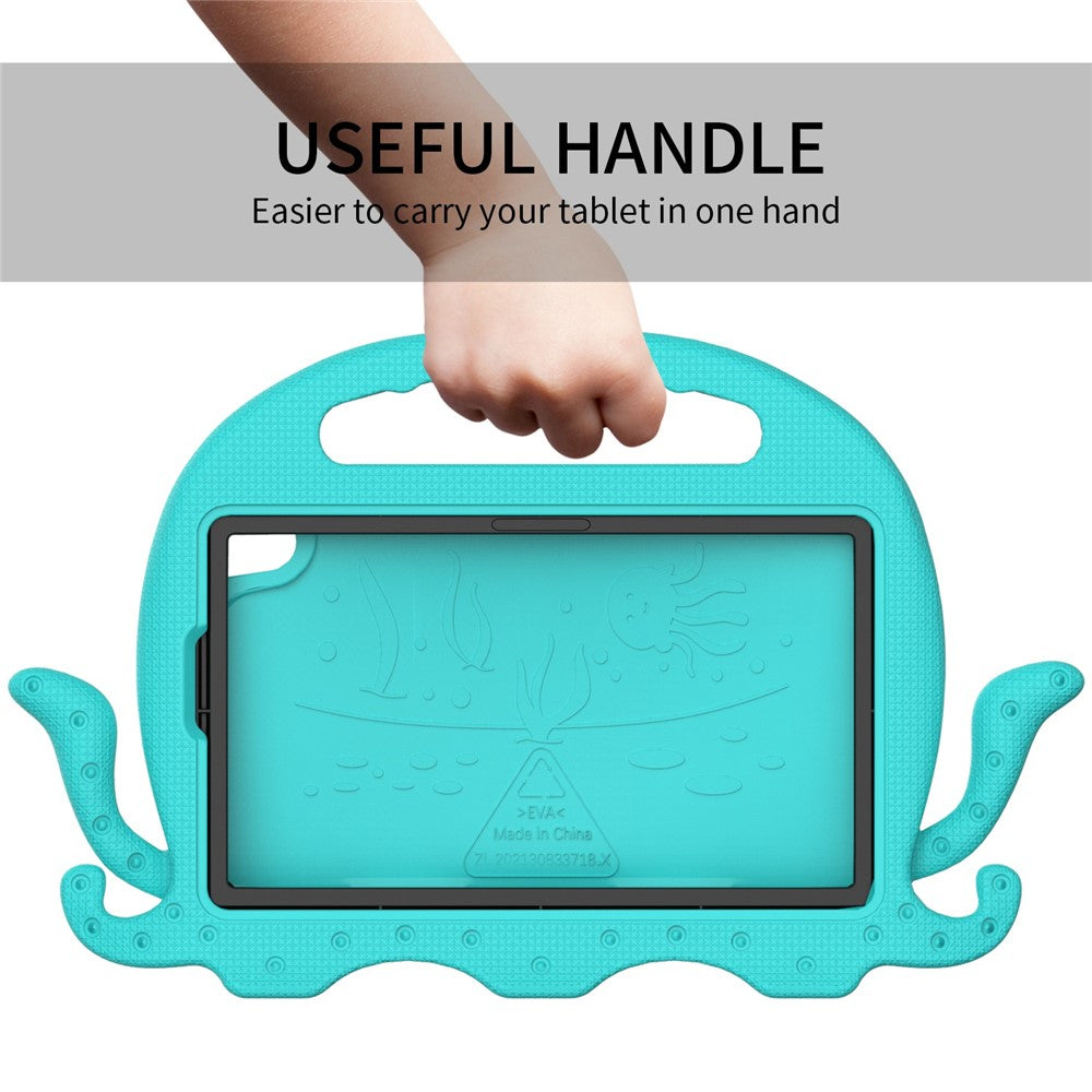 EVA Tablet Case for Lenovo Tab M8 / Tab M8 (4th Gen) 2024 TB-301XU / M8 (4th Gen) 2023 TB-300FU Octopus Case with Shoulder Strap