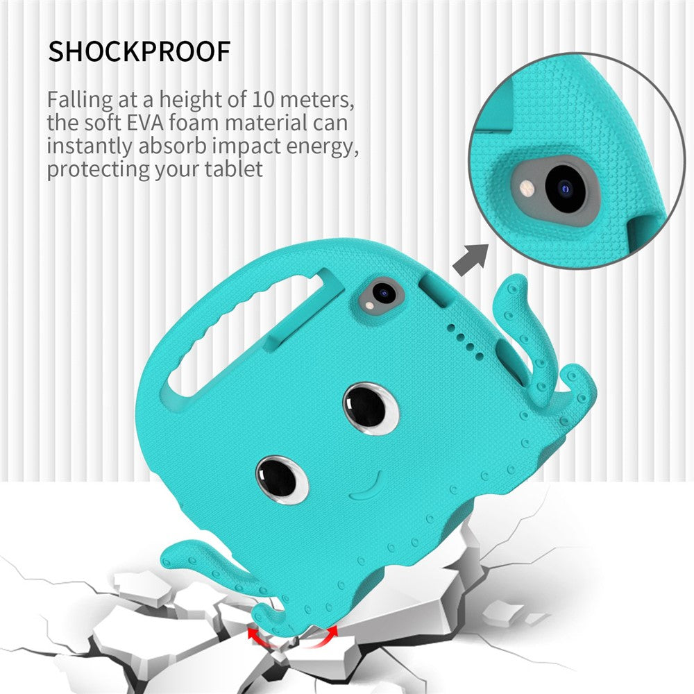 EVA Tablet Case for Lenovo Tab M8 / Tab M8 (4th Gen) 2024 TB-301XU / M8 (4th Gen) 2023 TB-300FU Octopus Case with Shoulder Strap