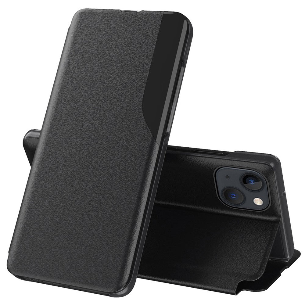 Til iPhone 14 Telefoncover Folio Flip PU-Læder Standercover