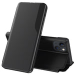 Til iPhone 14 Telefoncover Folio Flip PU-Læder Standercover