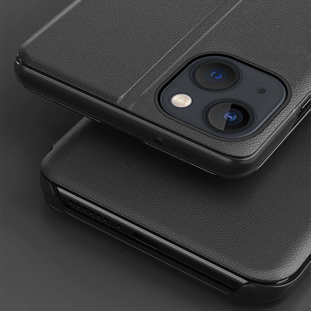 Til iPhone 14 Telefoncover Folio Flip PU-Læder Standercover
