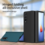 Til Samsung Galaxy Z Fold4 5G Stødsikkert Anti-ridse Hårdt PC Hængsel Design Telefoncover