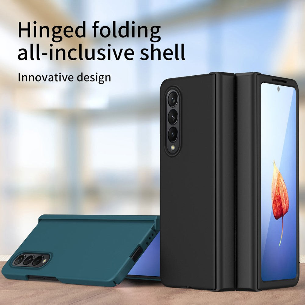 Til Samsung Galaxy Z Fold4 5G Stødsikkert Anti-ridse Hårdt PC Hængsel Design Telefoncover